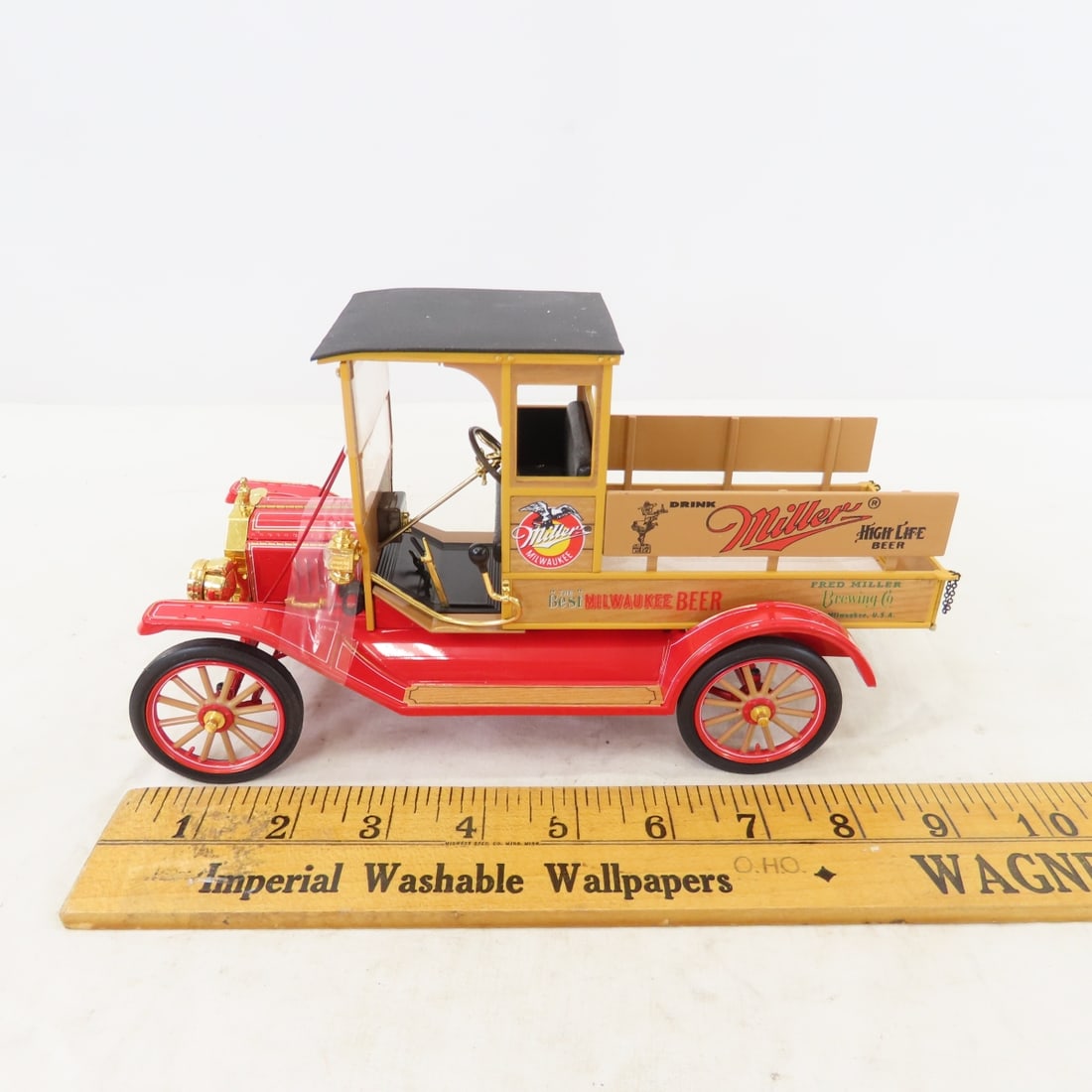 Franklin Mint Model T Miller Brewing Truck w/box - 3