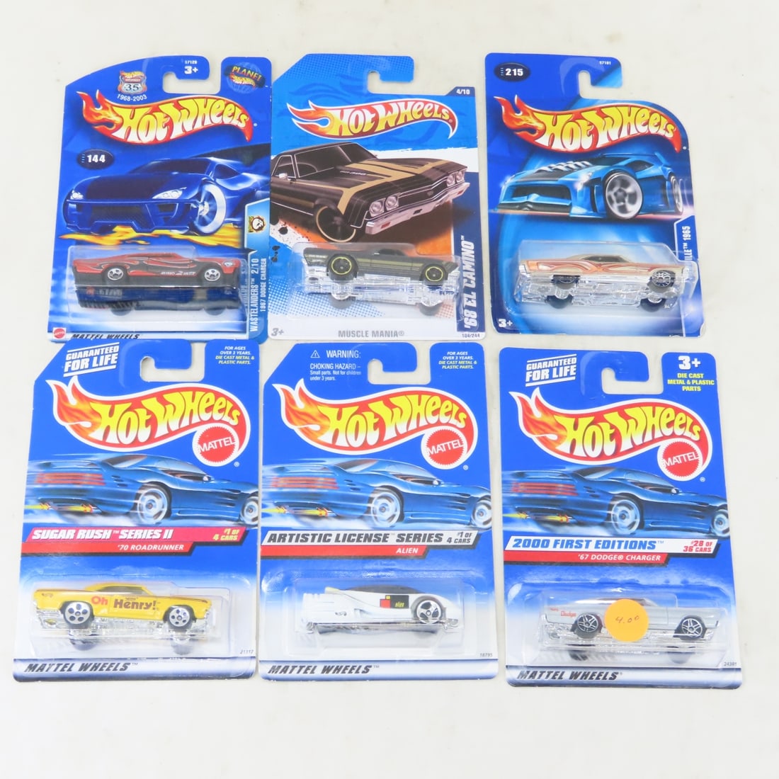 50 1990s & 2000s Hot Wheels Diecast Cars on cards - 7