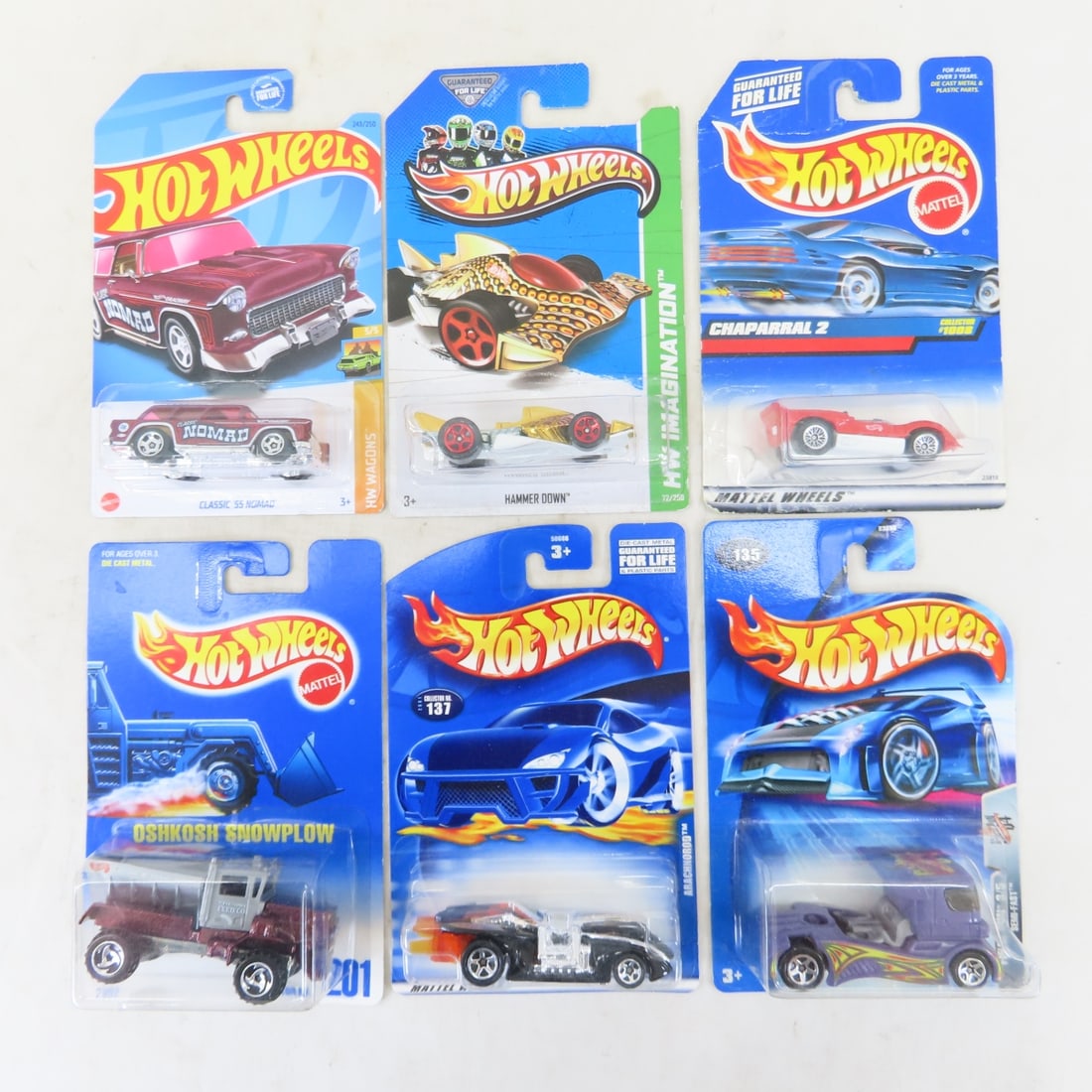 50 1990s & 2000s Hot Wheels Diecast Cars on cards - 3