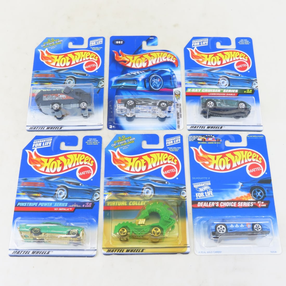 50 1990s & 2000s Hot Wheels Diecast Cars on cards - 5