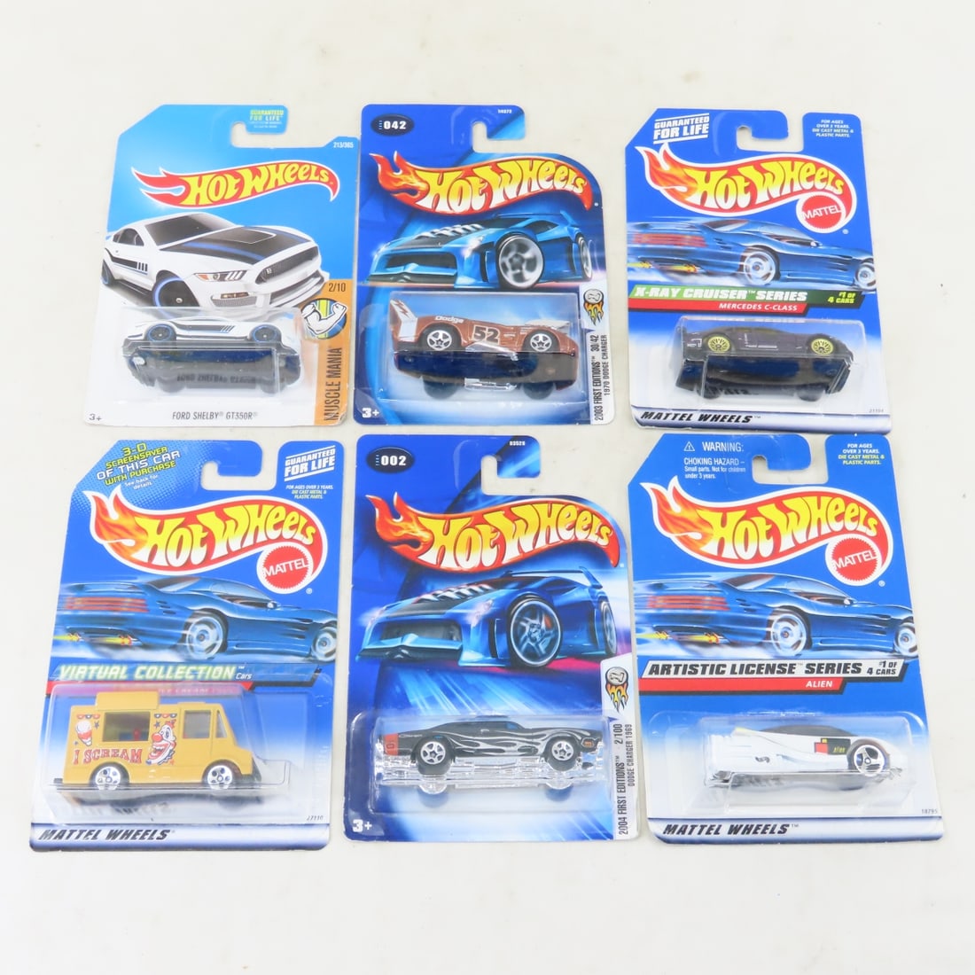 50 1990s & 2000s Hot Wheels Diecast Cars on cards - 7
