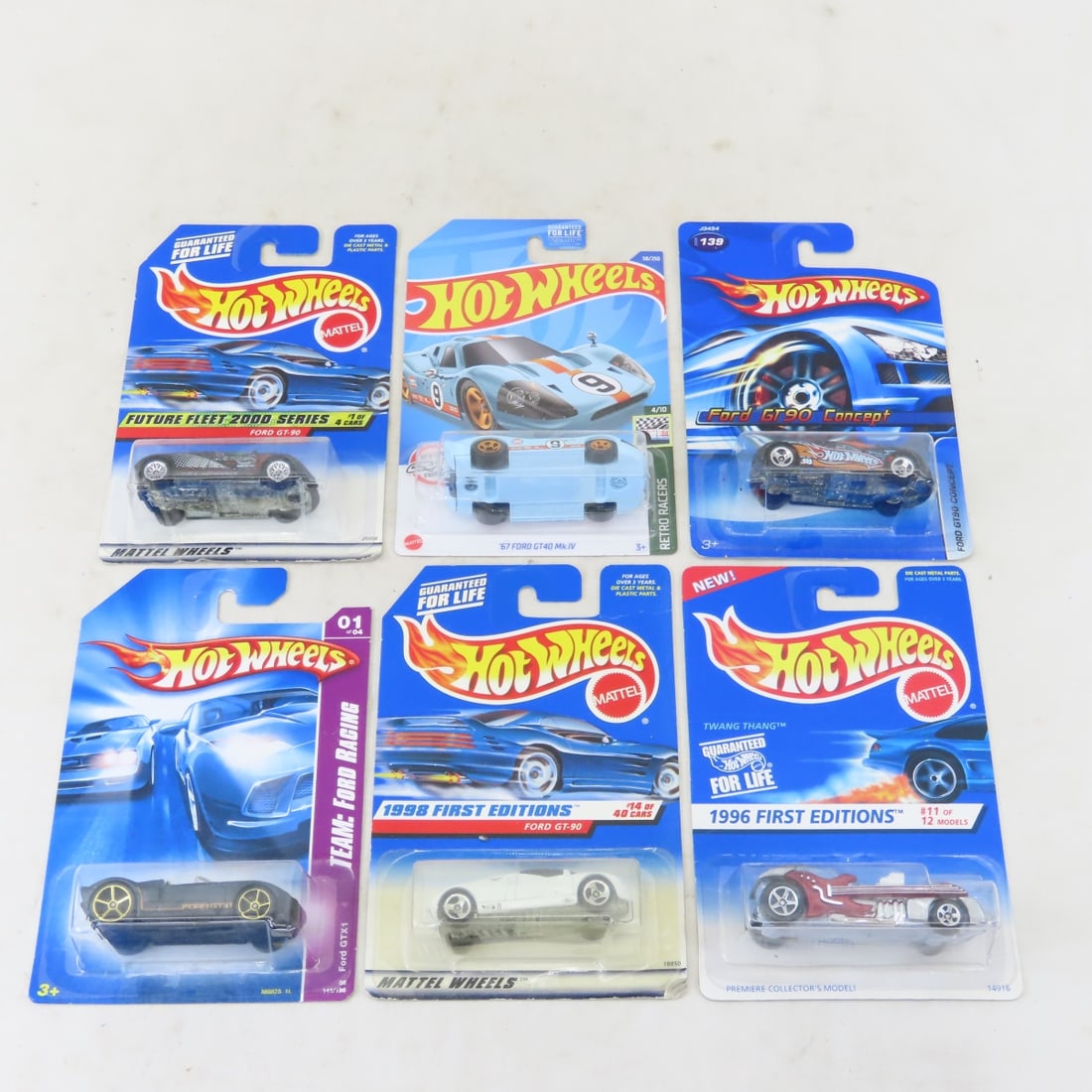 50 1990s & 2000s Hot Wheels Diecast Cars on cards - 9
