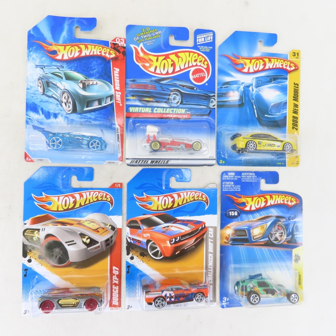 50 1990s & 2000s Hot Wheels Diecast Cars on cards - 2