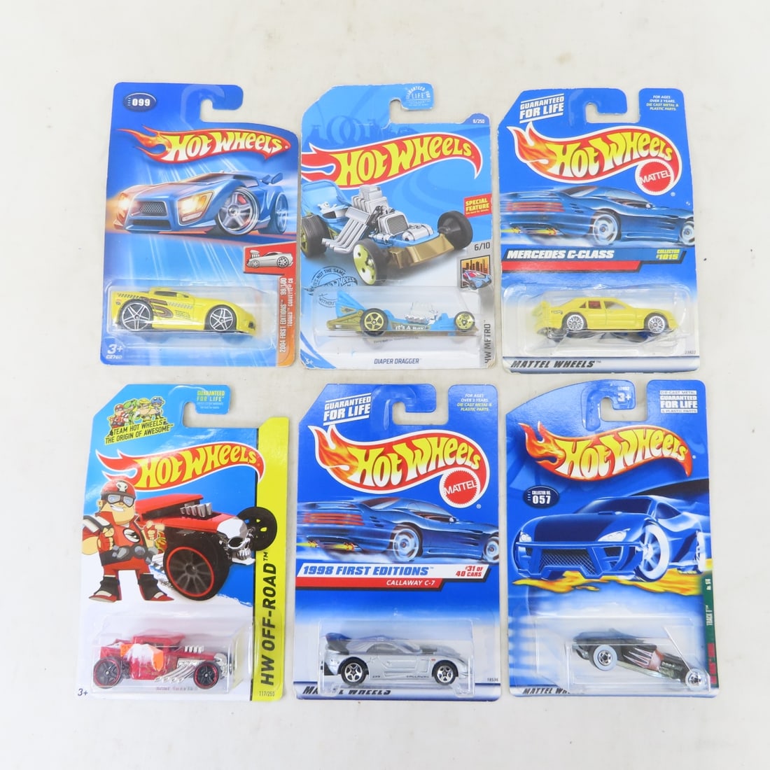 50 1990s & 2000s Hot Wheels Diecast Cars on cards - 5