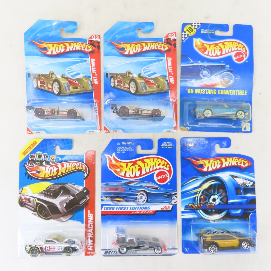 50 1990s & 2000s Hot Wheels Diecast Cars on cards - 6