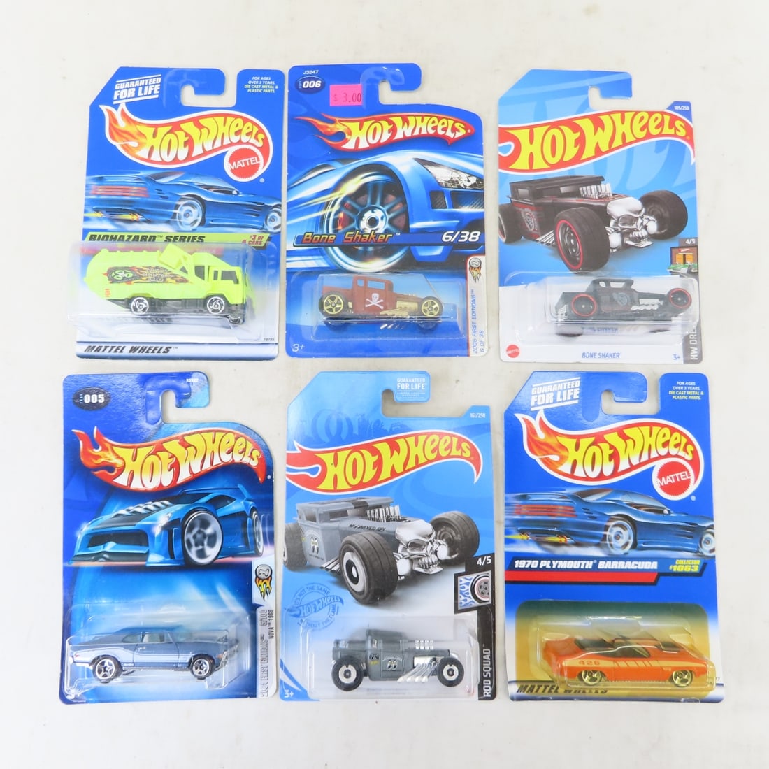 50 1990s & 2000s Hot Wheels Diecast Cars on cards - 7