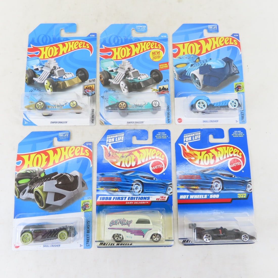 50 1990s & 2000s Hot Wheels Diecast Cars on cards - 8