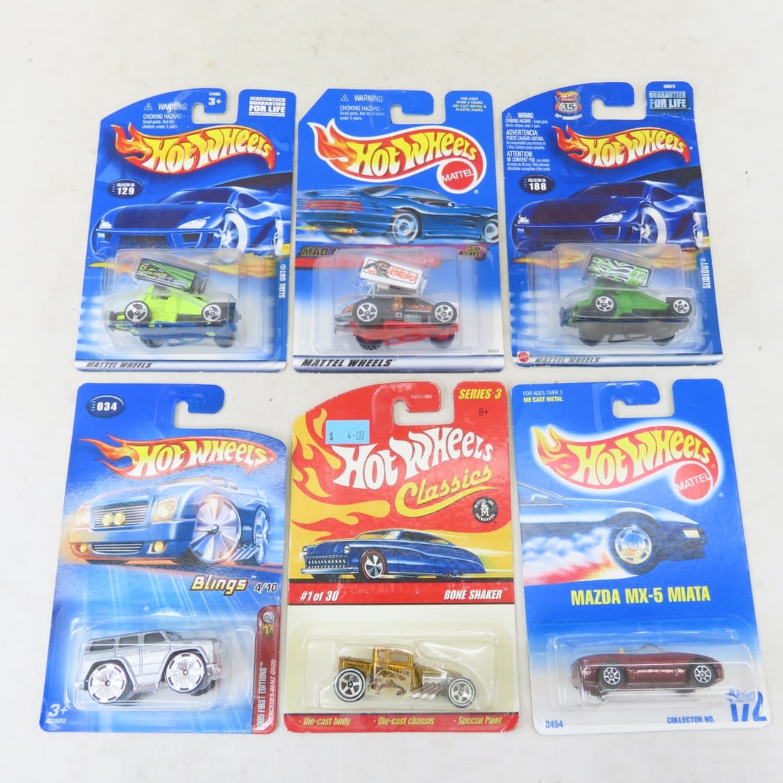 50 1990s & 2000s Hot Wheels Diecast Cars on cards - 9