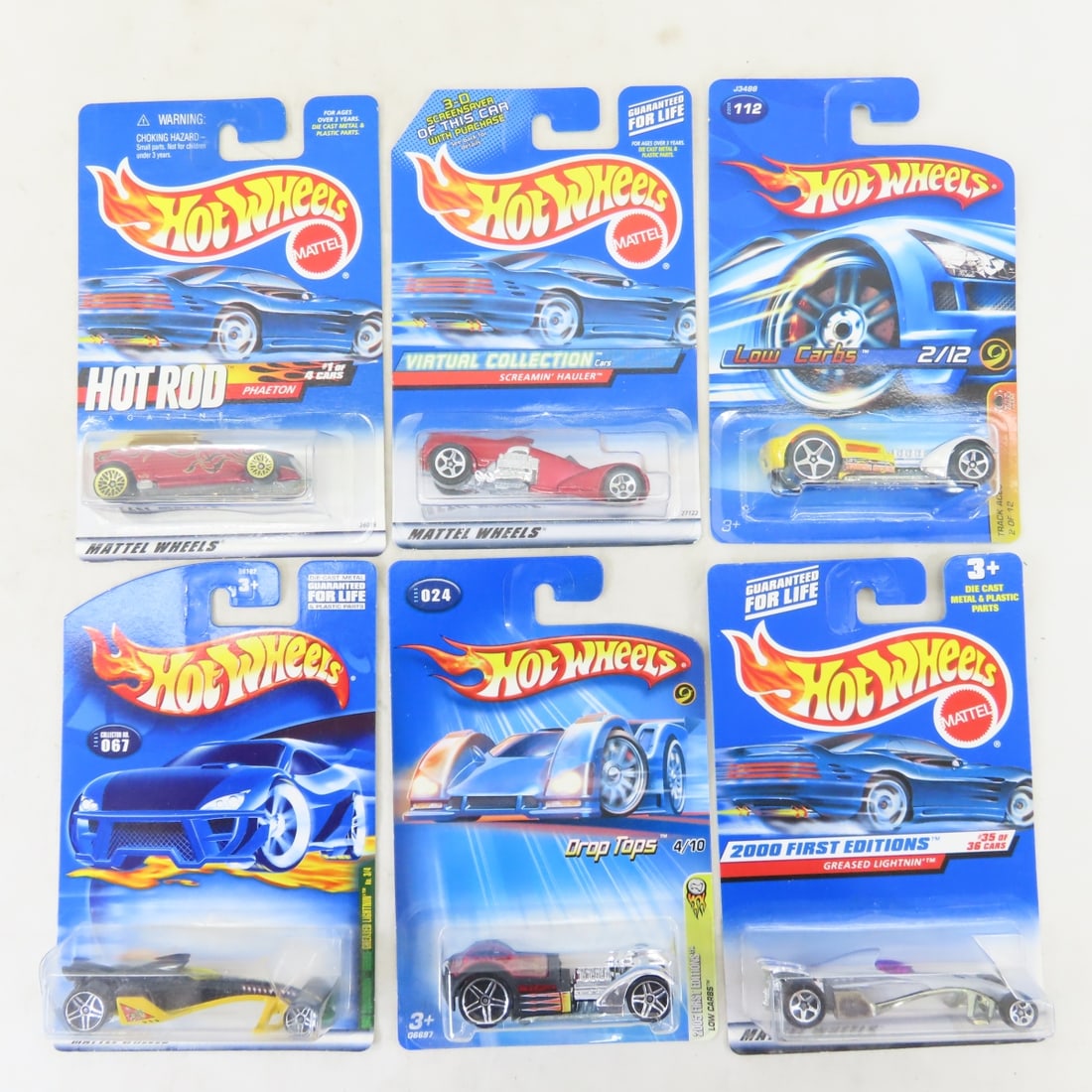 50 1990s & 2000s Hot Wheels Diecast Cars on cards - 6