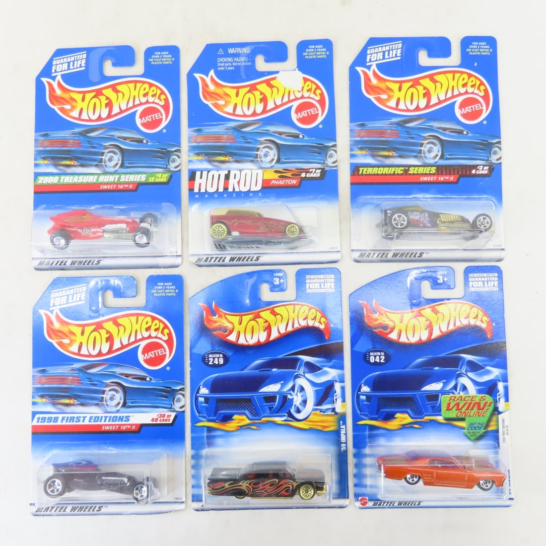 50 1990s & 2000s Hot Wheels Diecast Cars on cards - 7