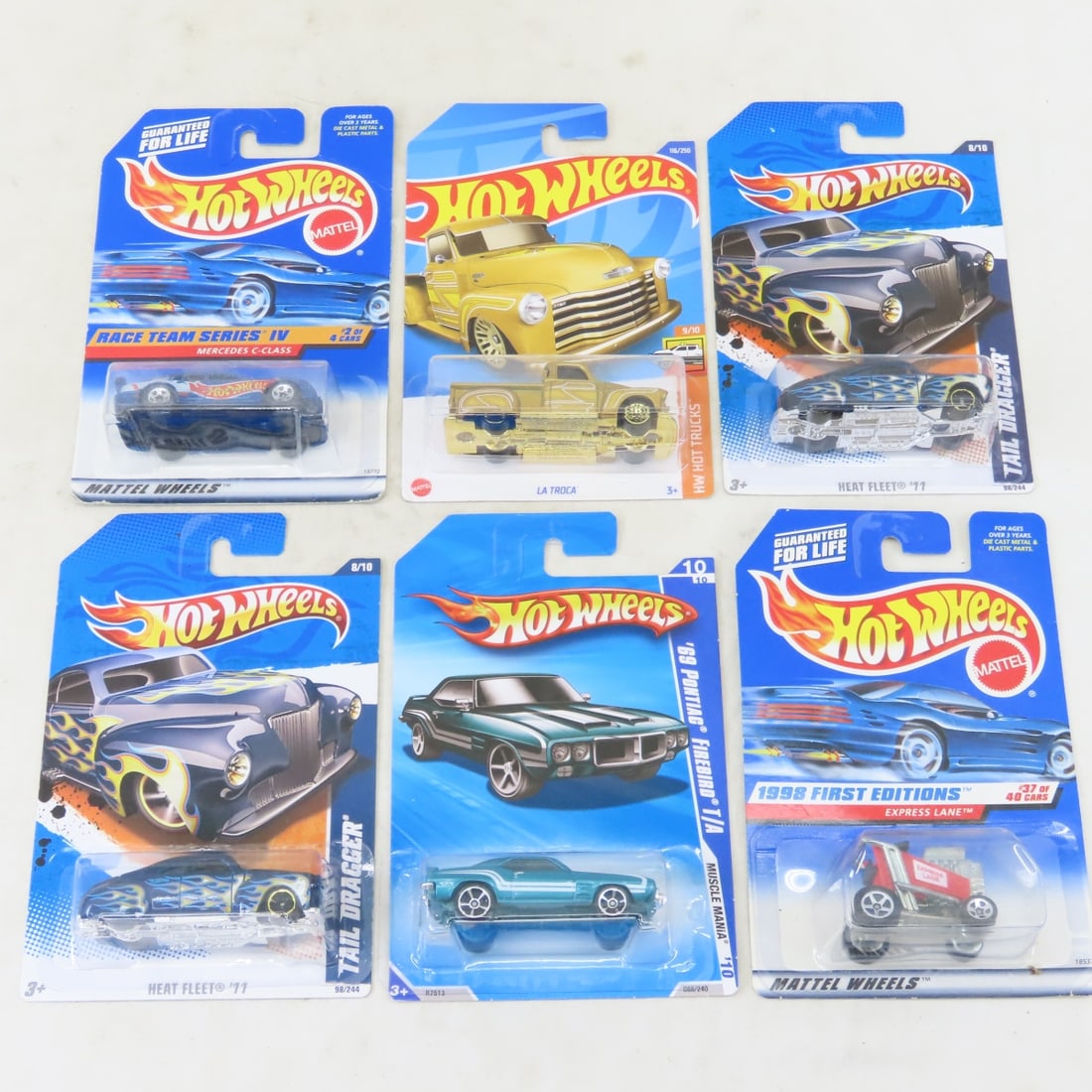 50 1990s & 2000s Hot Wheels Diecast Cars on cards - 3