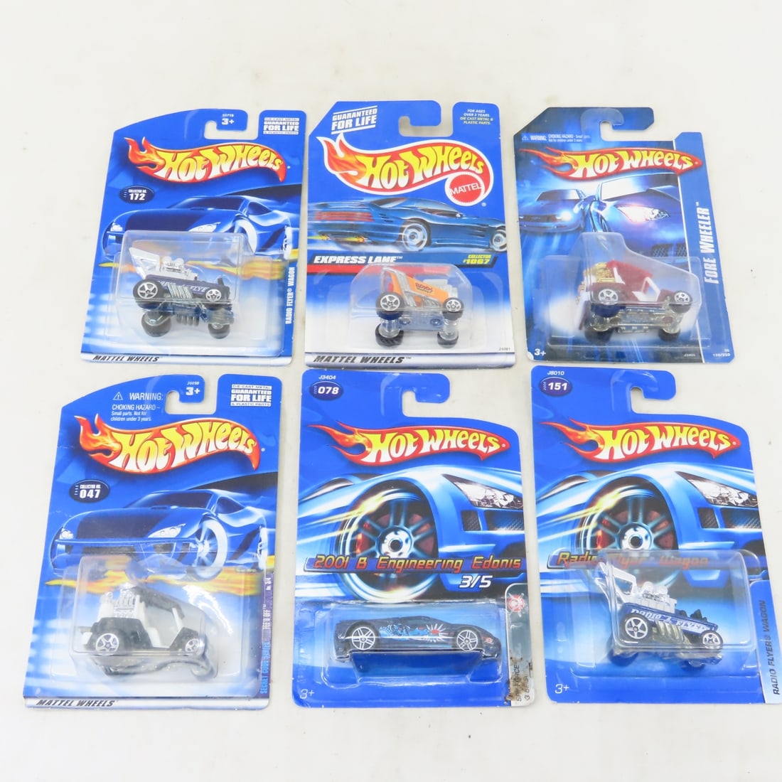 50 1990s & 2000s Hot Wheels Diecast Cars on cards - 7