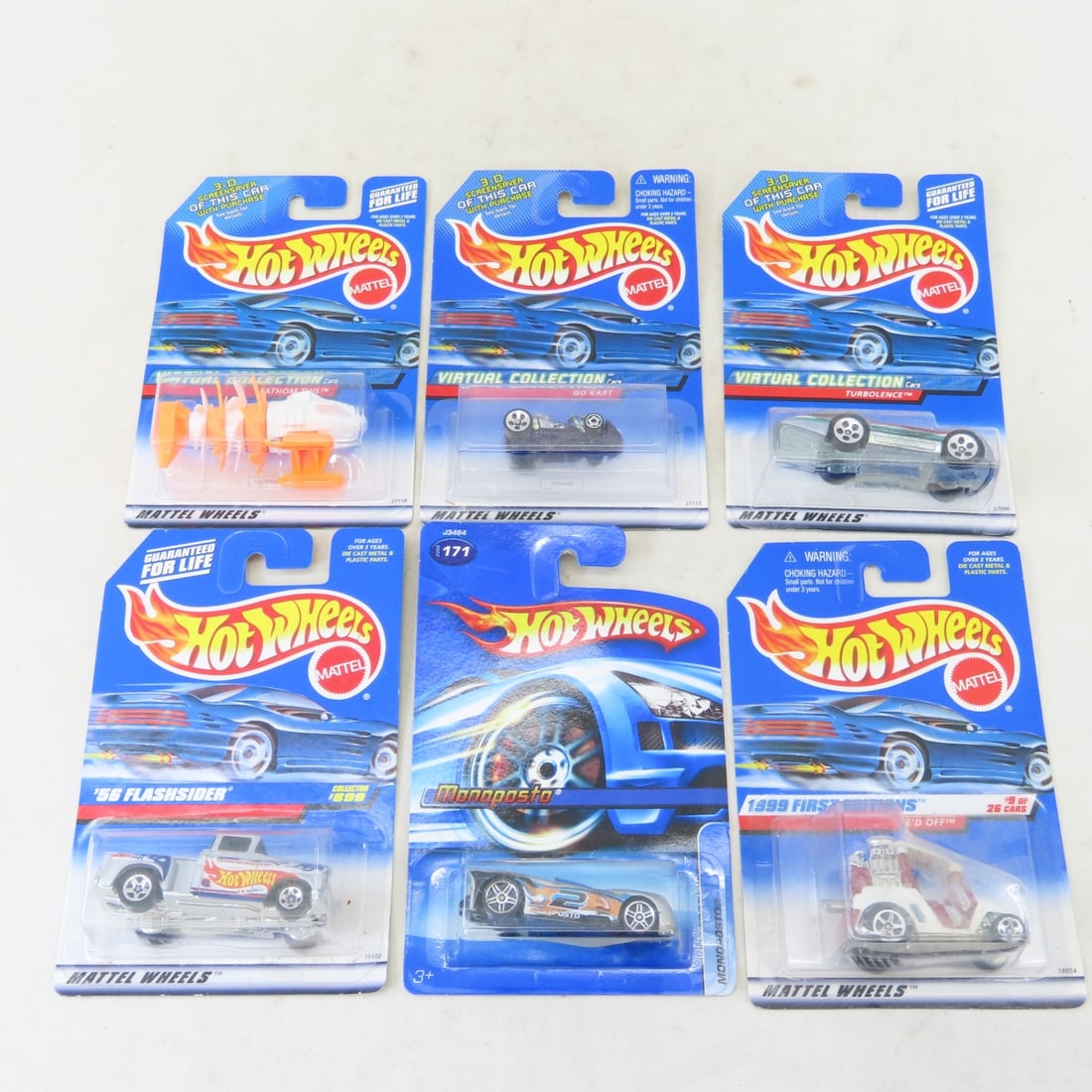 50 1990s & 2000s Hot Wheels Diecast Cars on cards - 8