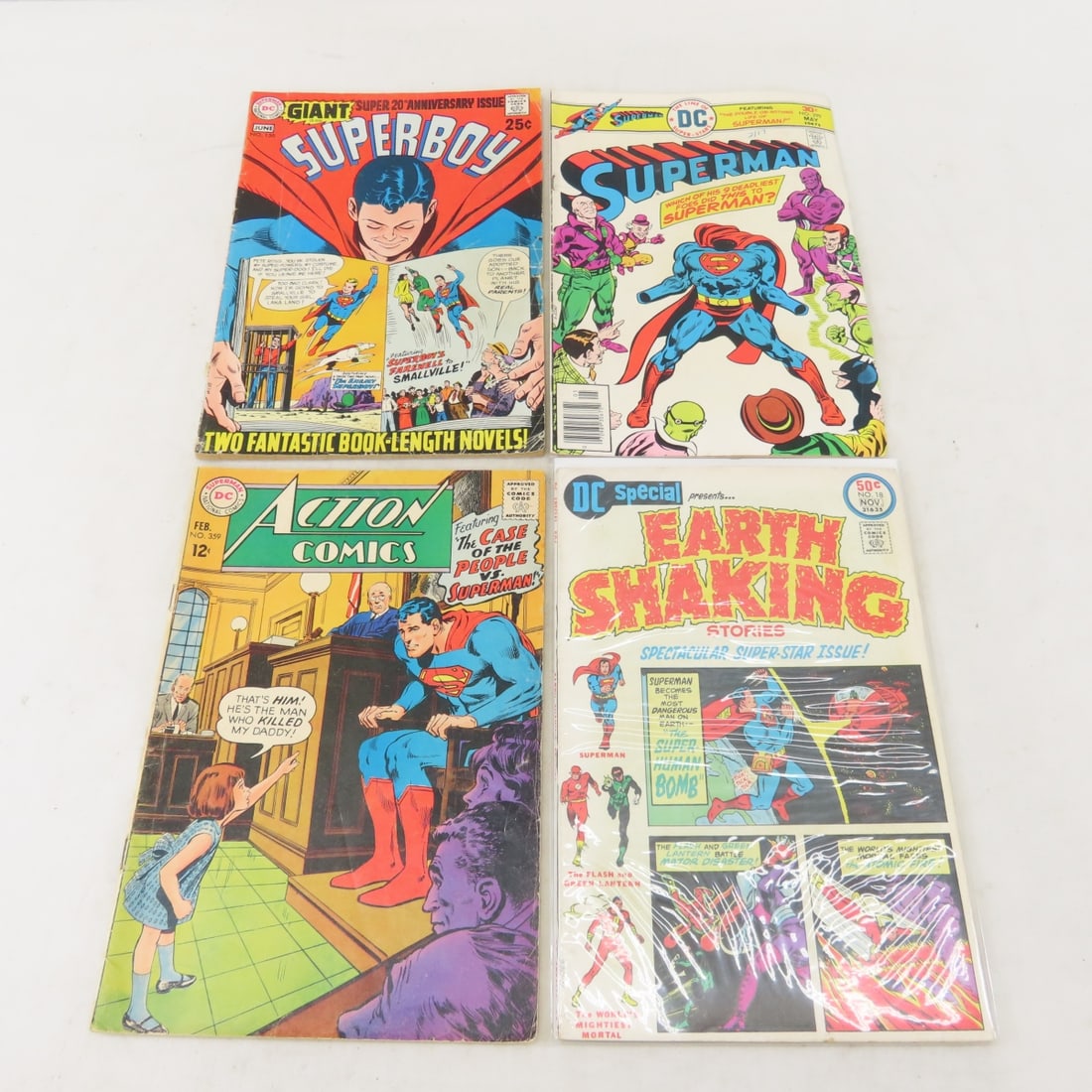 20 Vintage DC Comics, Superman, Batman, Tomahawk - 5