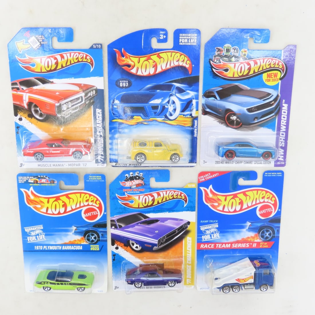 50 1990s & 2000s Hot Wheels Diecast Cars on cards - 2