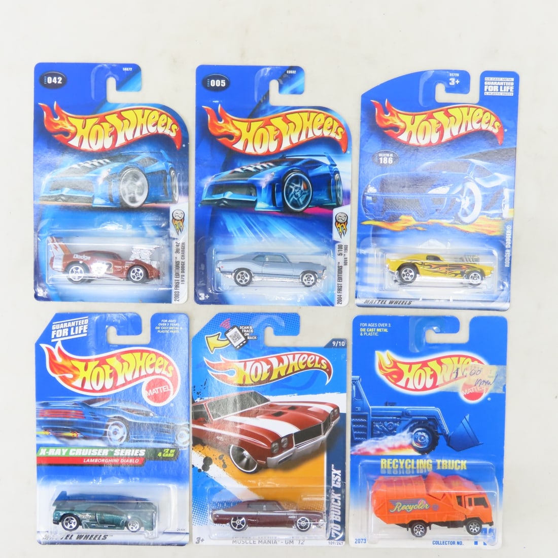50 1990s & 2000s Hot Wheels Diecast Cars on cards - 7