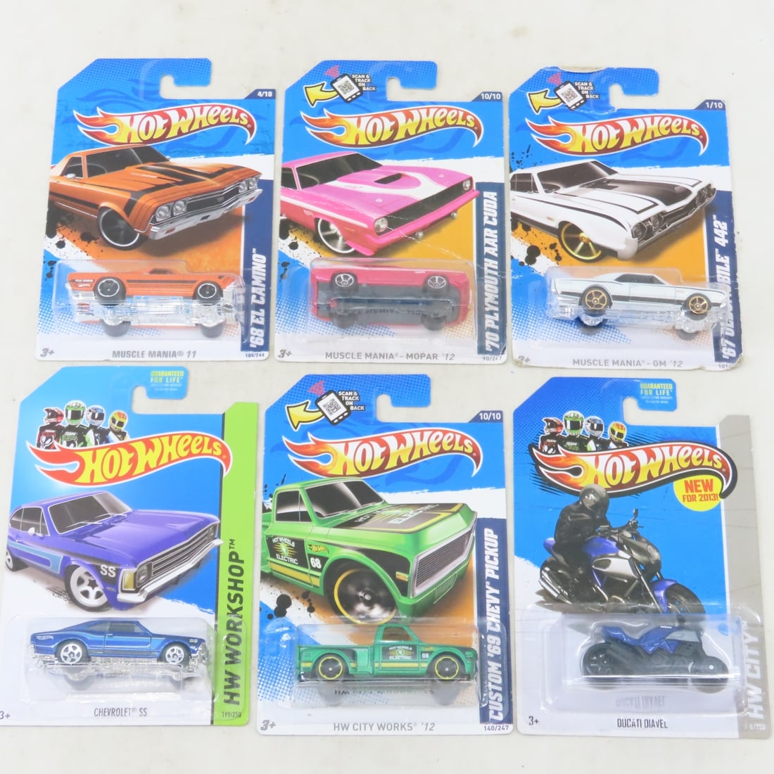 50 1990s & 2000s Hot Wheels Diecast Cars on cards - 4