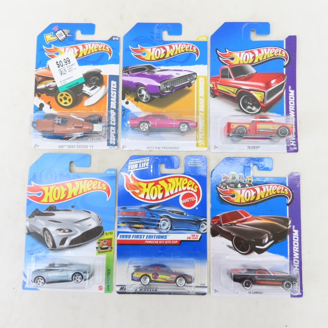 50 1990s & 2000s Hot Wheels Diecast Cars on cards - 4