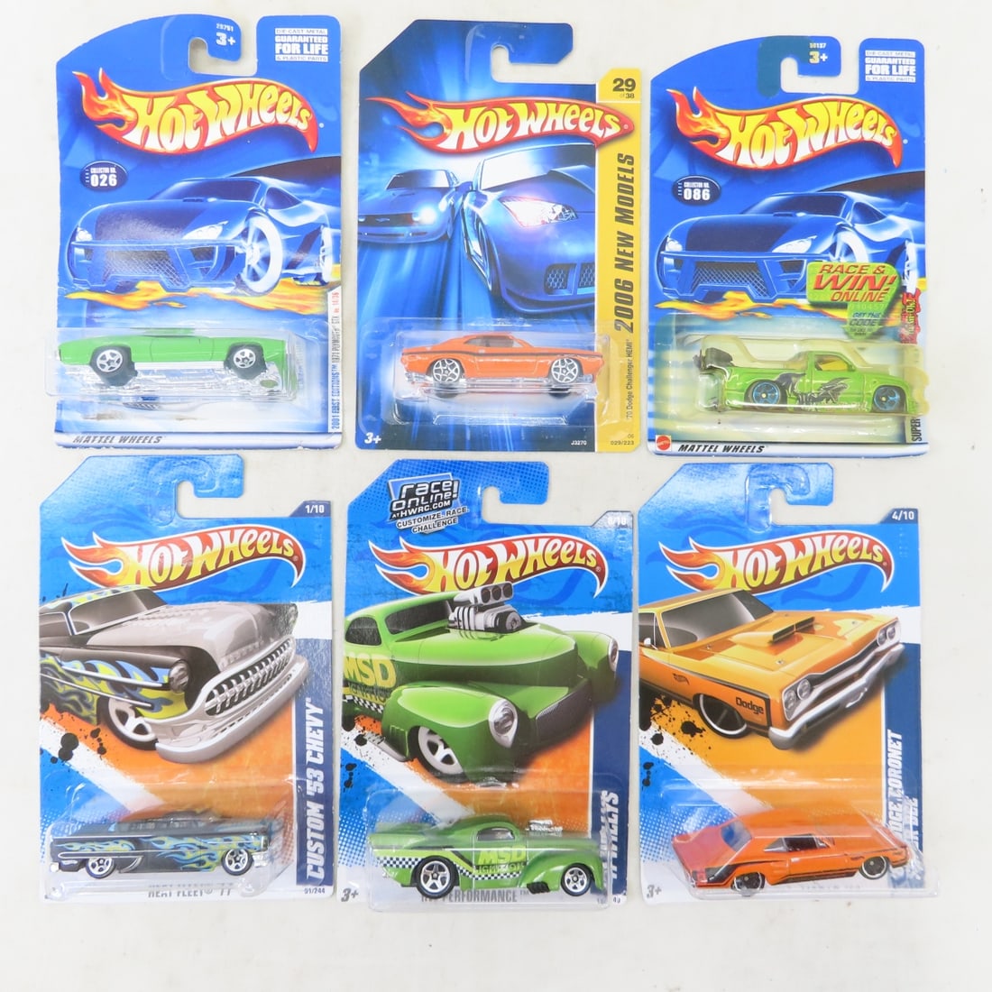 50 1990s & 2000s Hot Wheels Diecast Cars on cards - 7