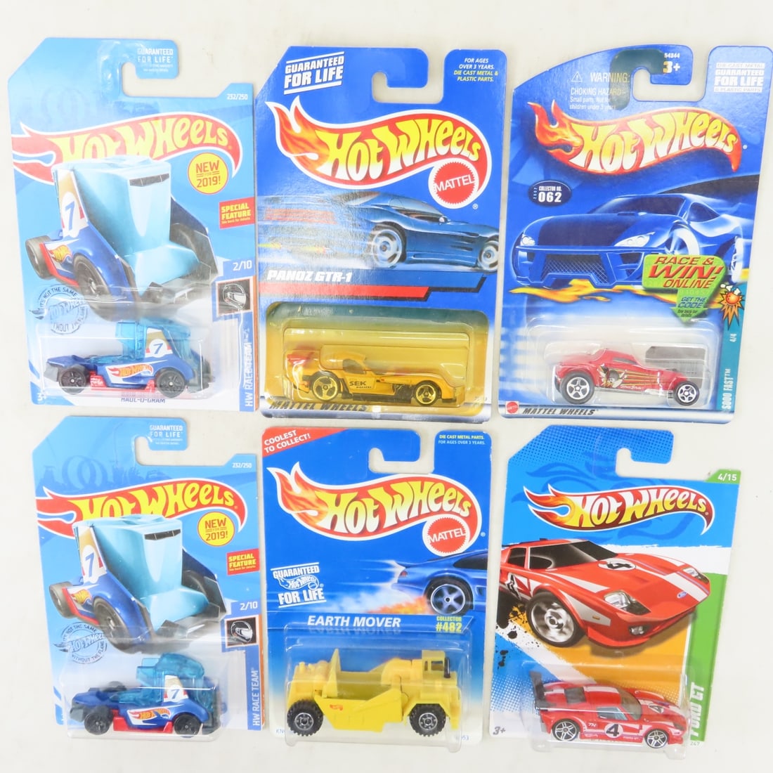 50 1990s & 2000s Hot Wheels Diecast Cars on cards - 2