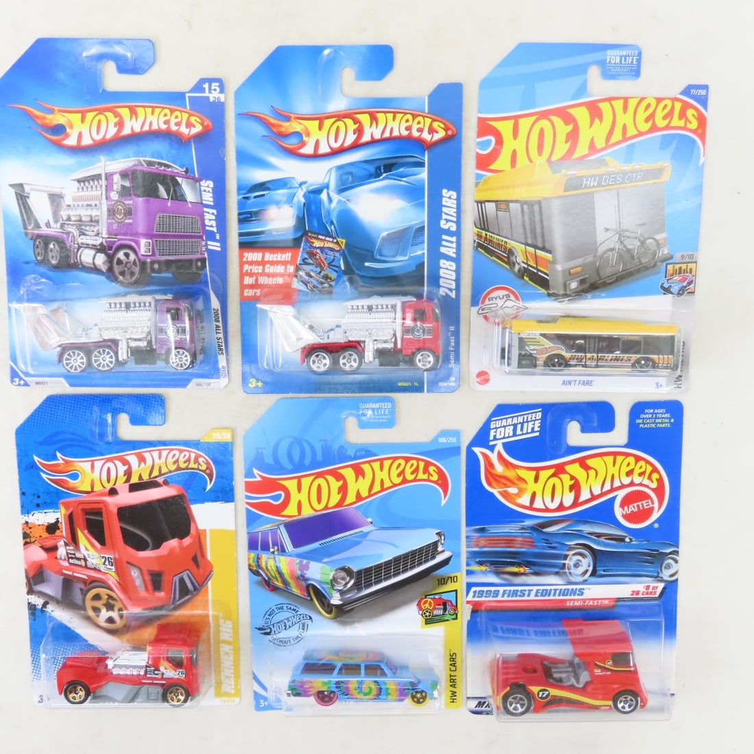 50 1990s & 2000s Hot Wheels Diecast Cars on cards - 3
