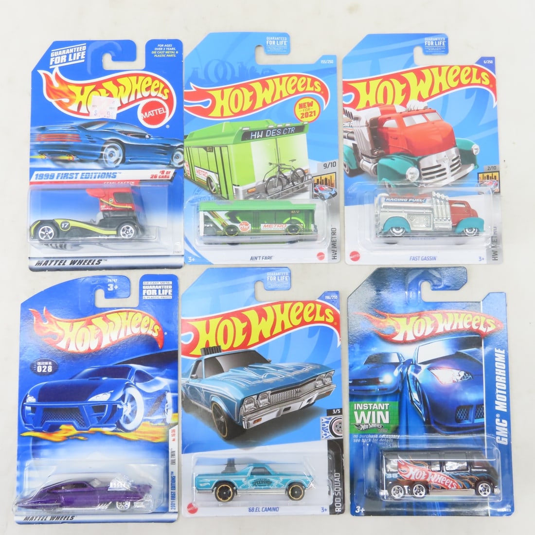 50 1990s & 2000s Hot Wheels Diecast Cars on cards - 4