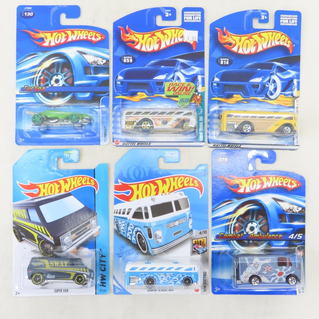 50 1990s & 2000s Hot Wheels Diecast Cars on cards - 7