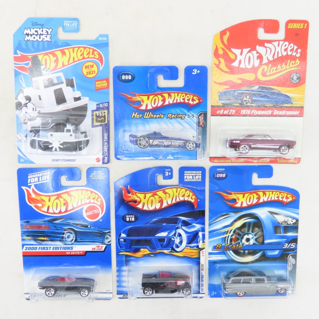 50 1990s & 2000s Hot Wheels Diecast Cars on cards - 5