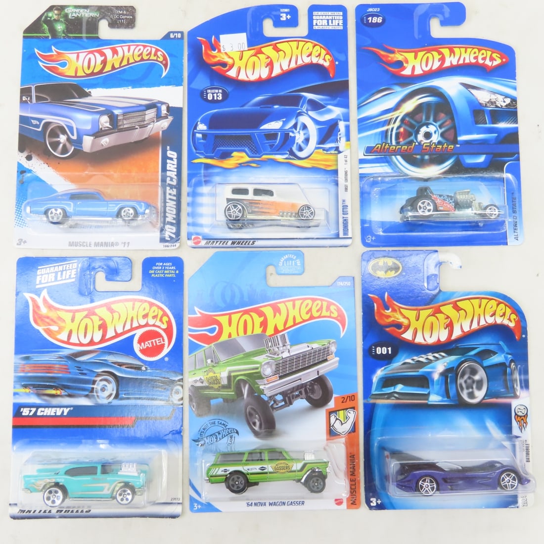 50 1990s & 2000s Hot Wheels Diecast Cars on cards - 7