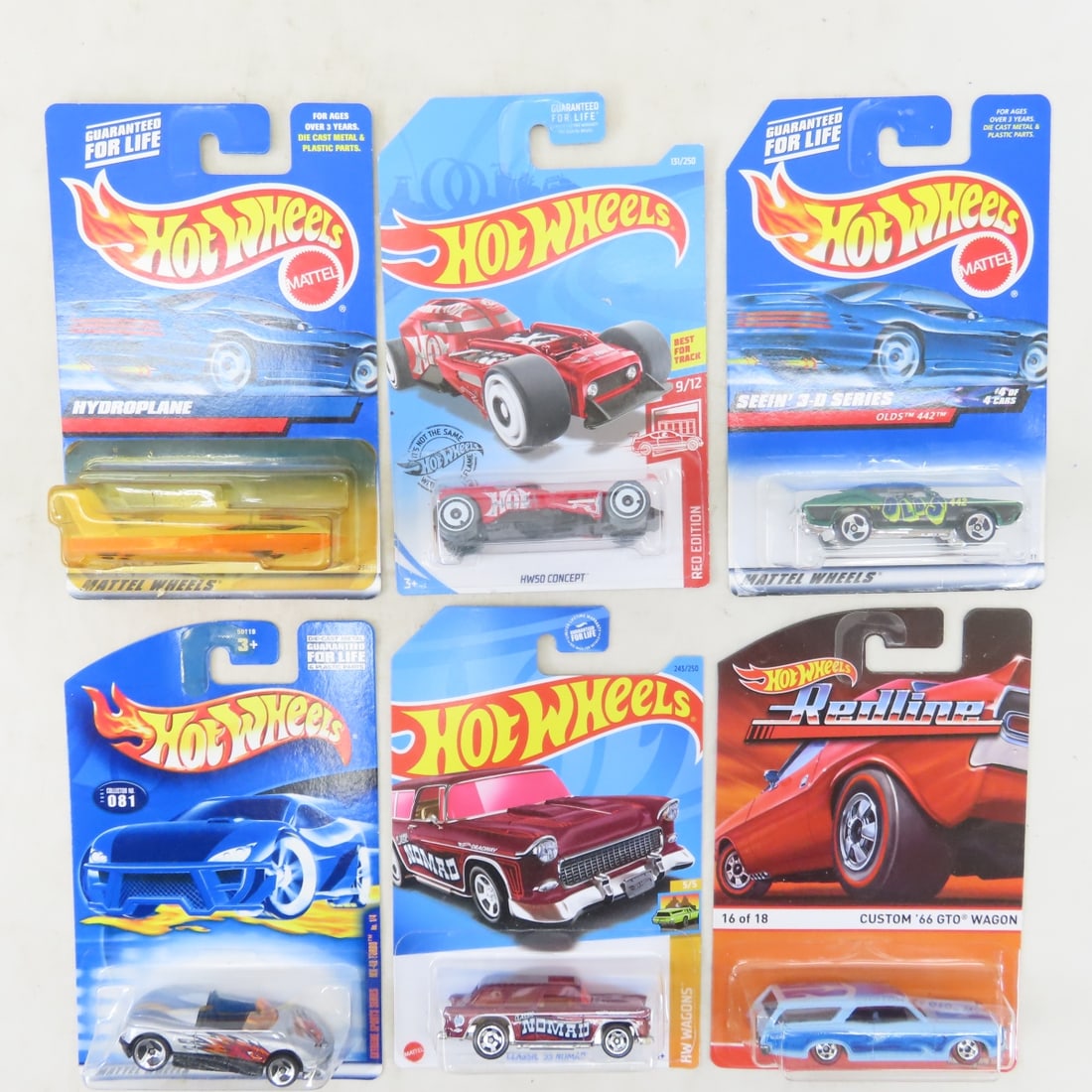 50 1990s & 2000s Hot Wheels Diecast Cars on cards - 3