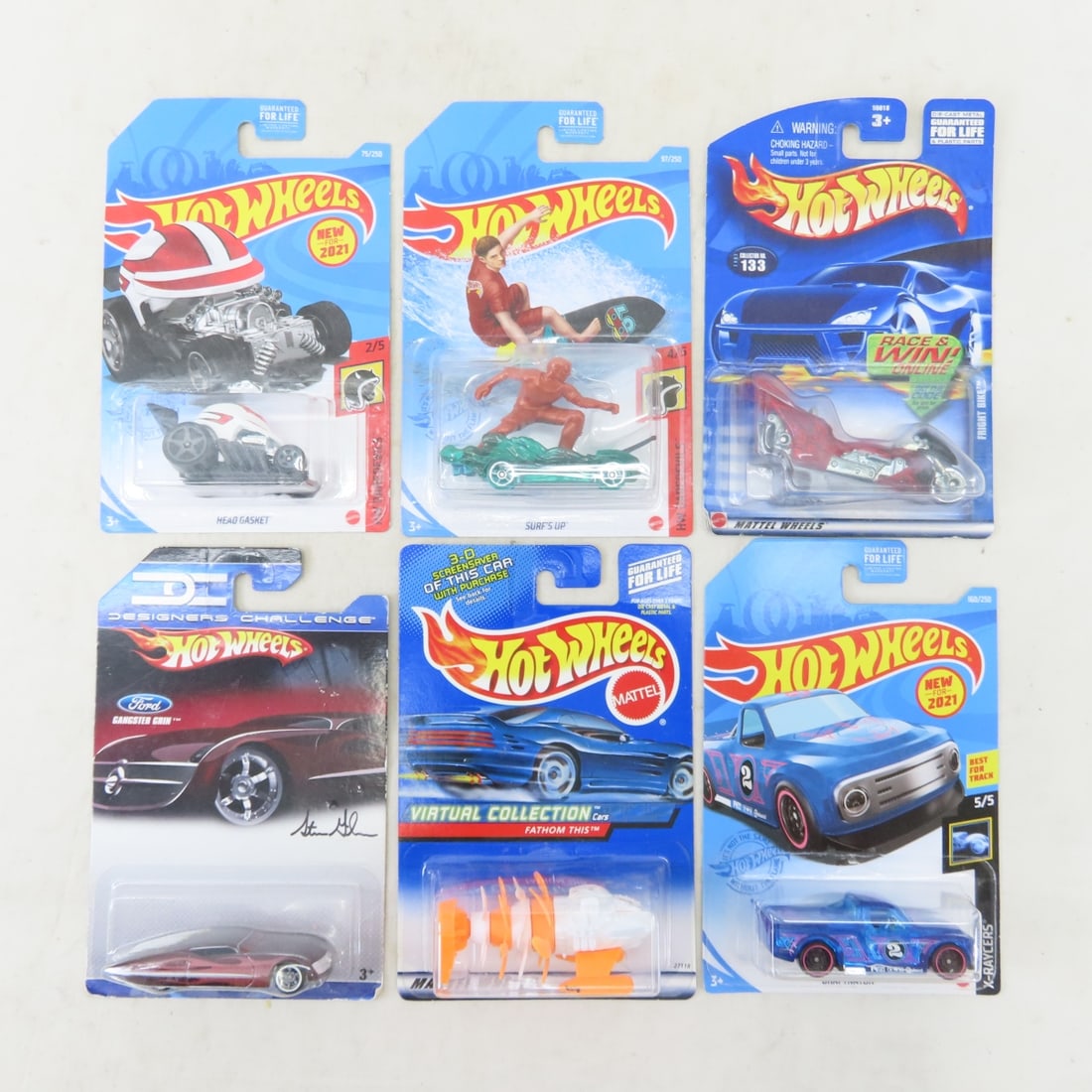 50 1990s & 2000s Hot Wheels Diecast Cars on cards - 6