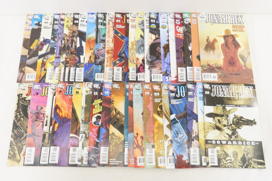 45 Modern DC Jonah Hex Comics: 45 Modern DC Jonah Hex Comics - LOT SIZE: 11x7x3" 5 LBS All information and photos, which are part of the description) are intended to be as accurate as possible, but errors are possible. No item may 