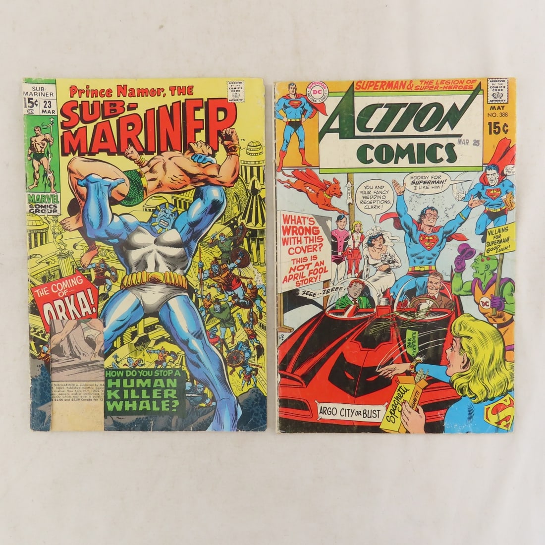 20+ Vintage Marvel & DC Comics & 1 Dell 15 cent - 5