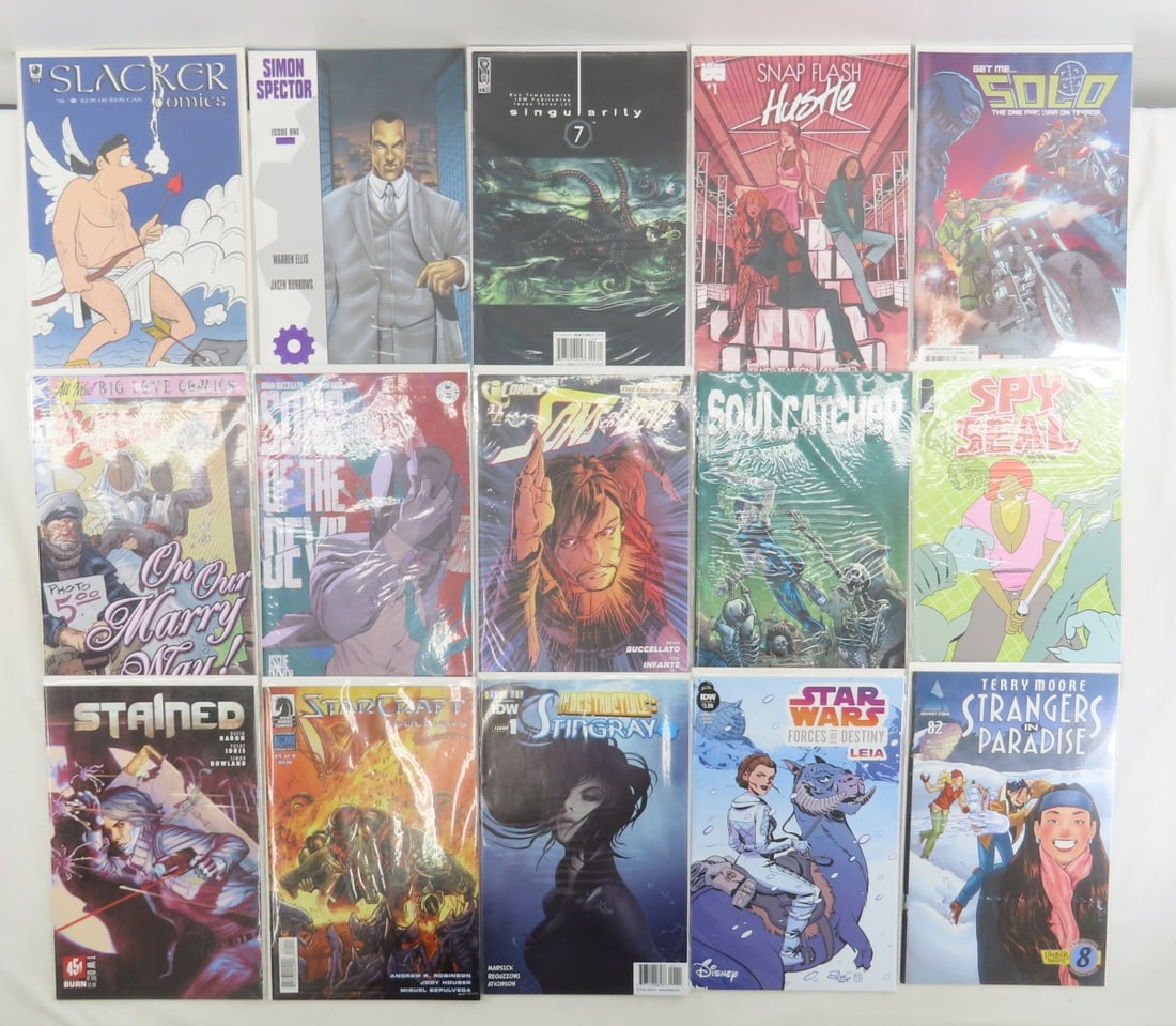 Long Box full of modern comics, many #1 Issues - 8