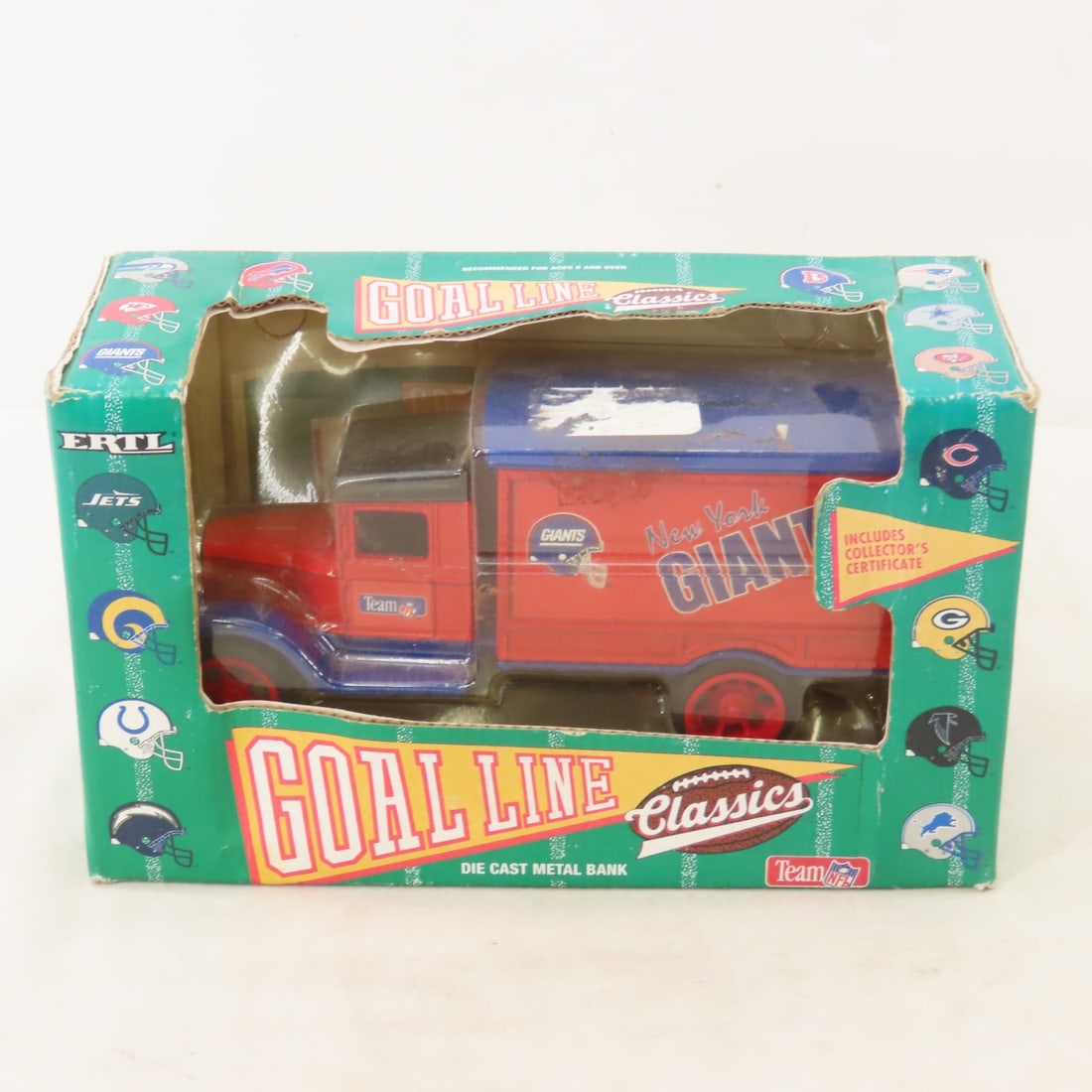 8 Diecast Truck Banks, ERTL & others, in boxes - 8