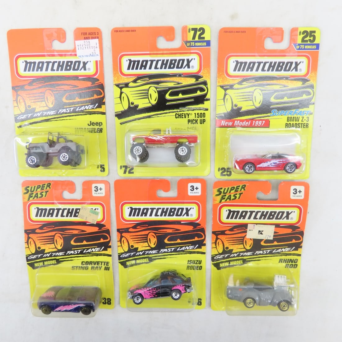 Matchbox, Tonka & Hot Wheels 1:64 in Packages - 3