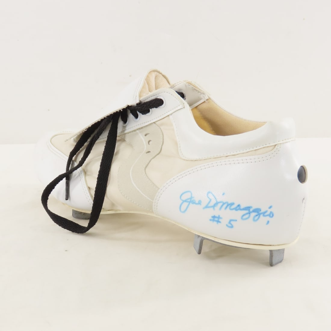 Joe DiMaggio Autographed Baseball Shoe - 9