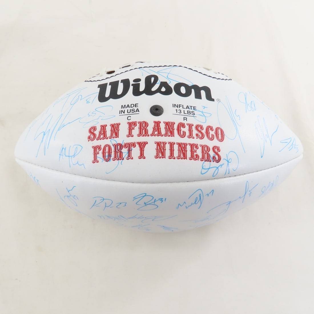 2000 SF 49er's Signed Ball- Jerry Rice & Others - 2