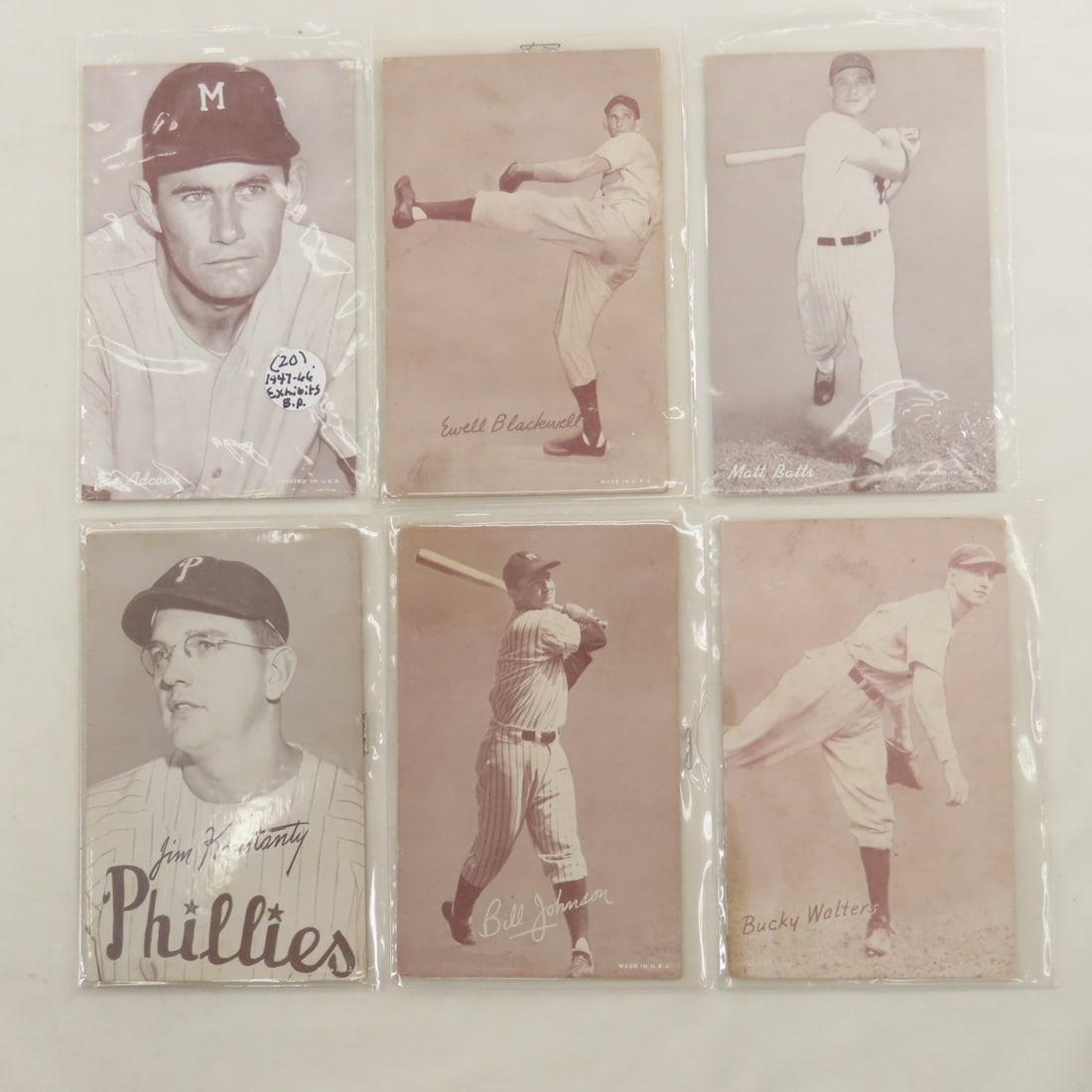 20 1947-66 Exhibit Cards, 10 Prints & More - 4