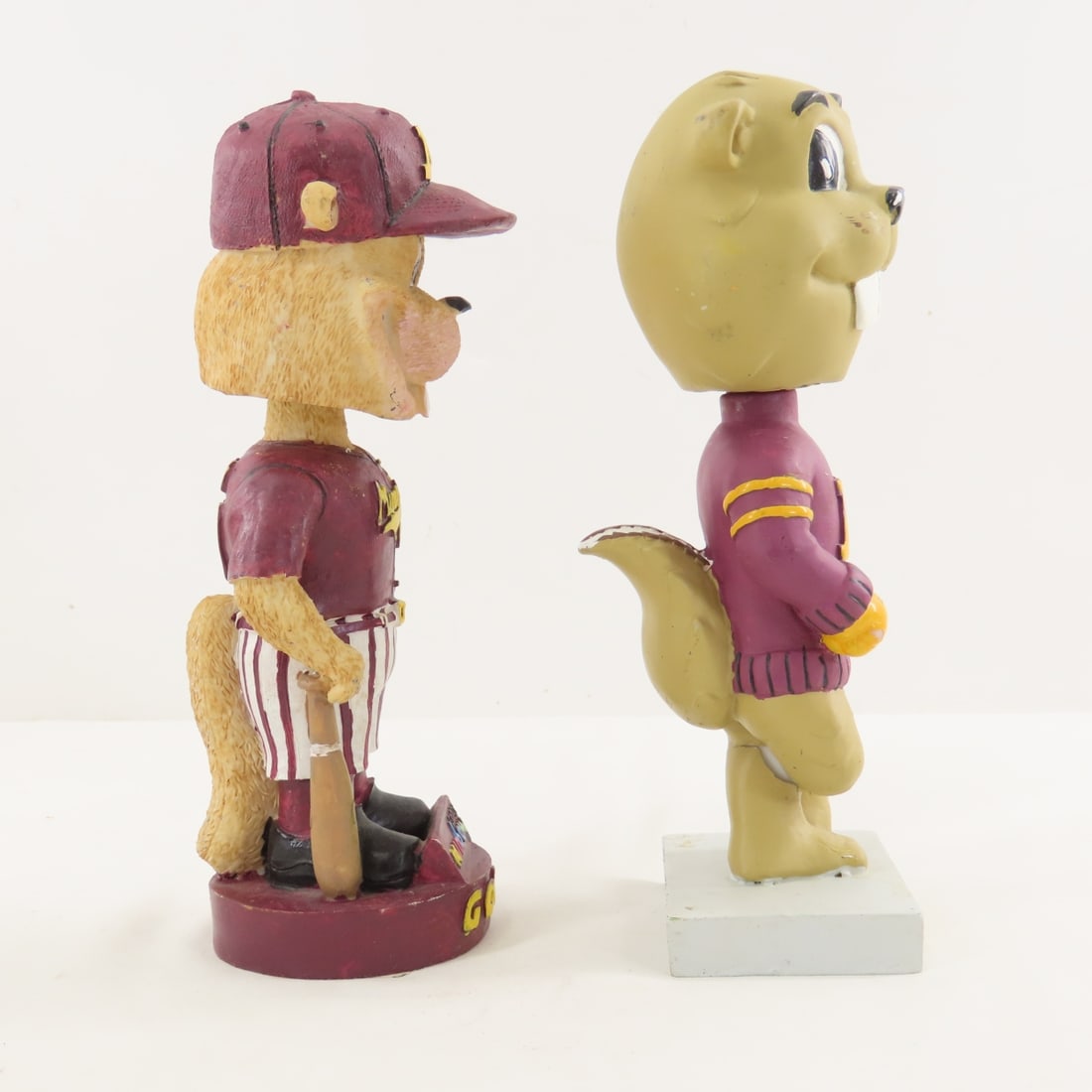 5 U of MN Gold Gopher Goldy Bobble Heads - 3