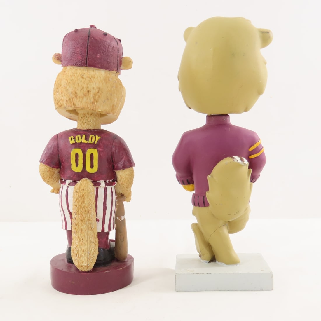 5 U of MN Gold Gopher Goldy Bobble Heads - 4