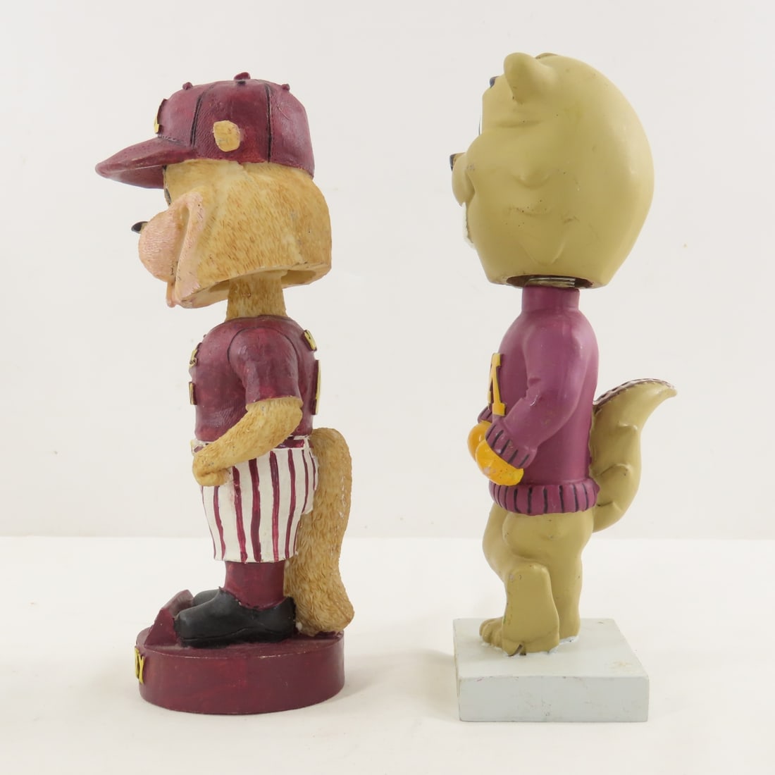 5 U of MN Gold Gopher Goldy Bobble Heads - 5