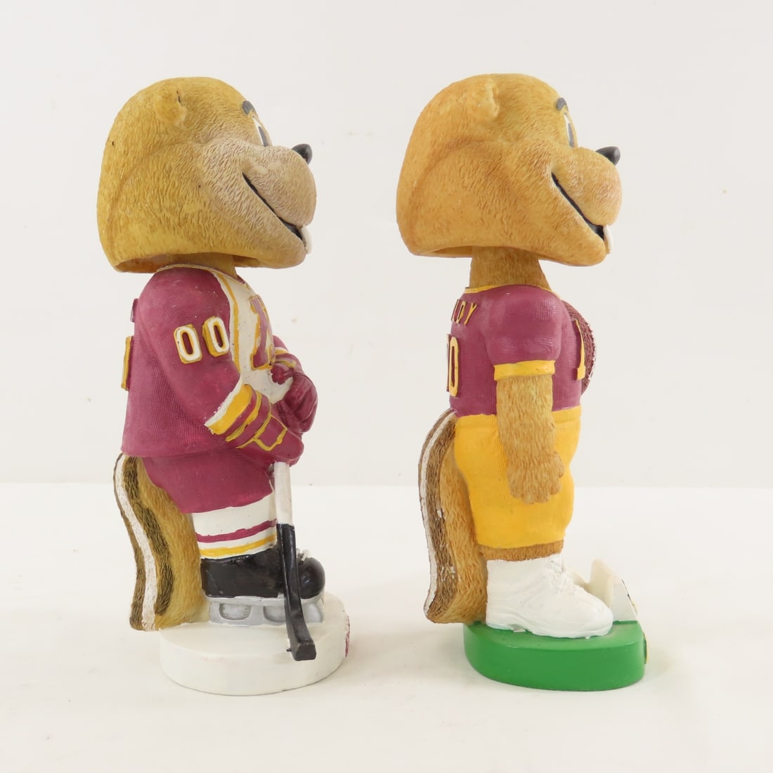 5 U of MN Gold Gopher Goldy Bobble Heads - 9