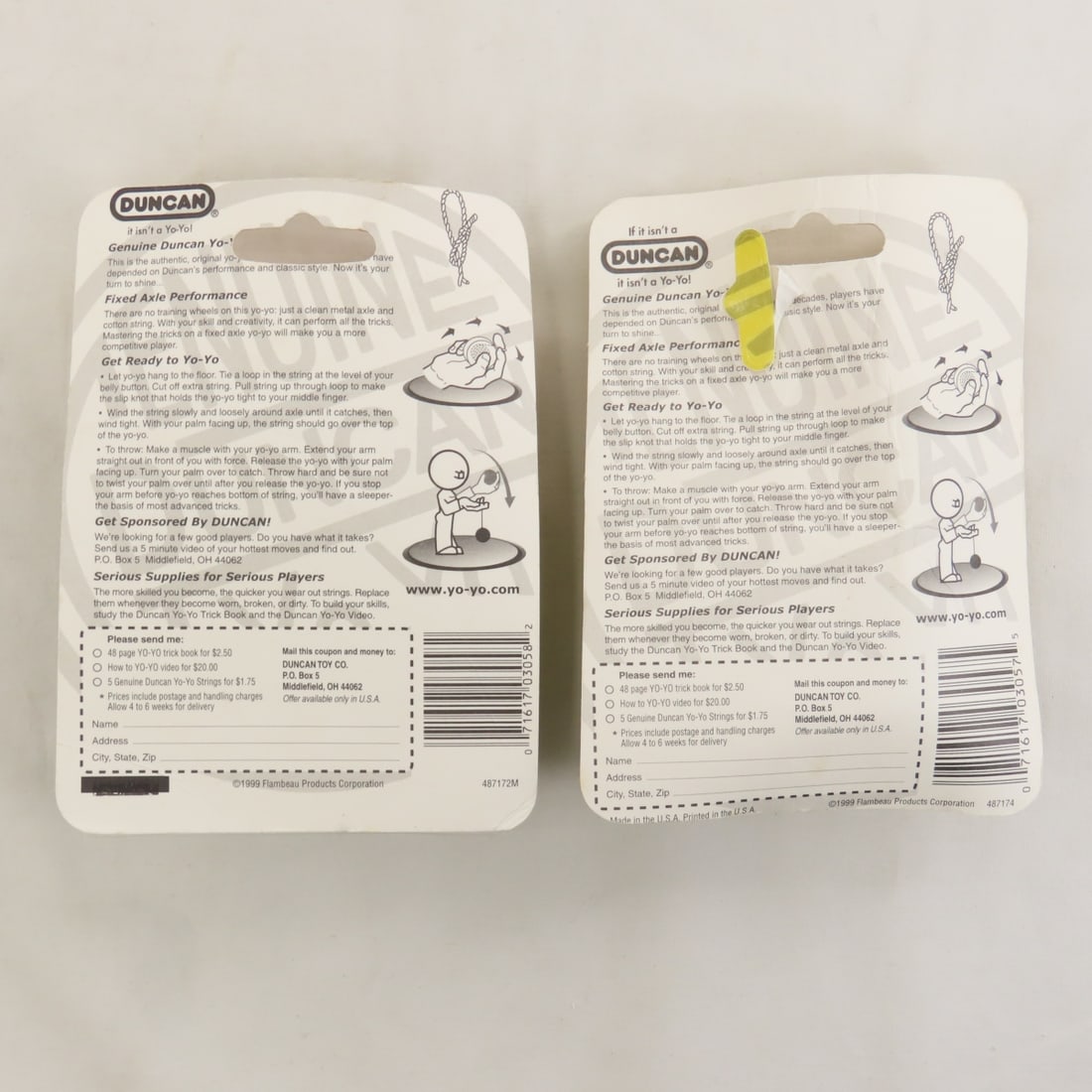 13 Original Duncan Yo-Yo's Sealed on Cards - 7