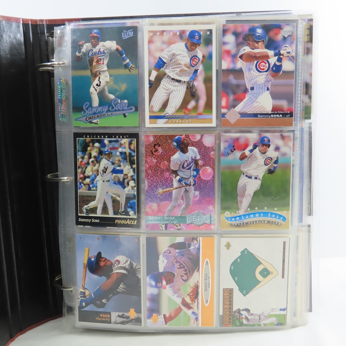 Mixed Sports Cards in Binder Pages & Loose - 3