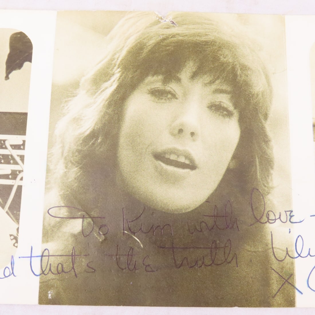 Lily Tomlin Autographed Photo Tri-Fold Card - 3