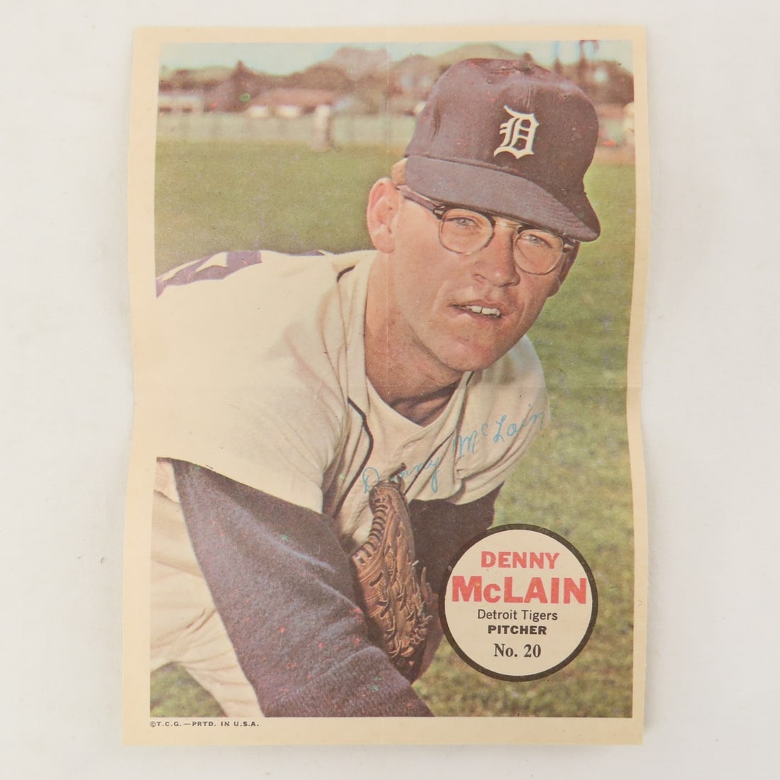 11 1967 Topps 5x7 Pin-Up Posters- Marichal, Morgan - 7