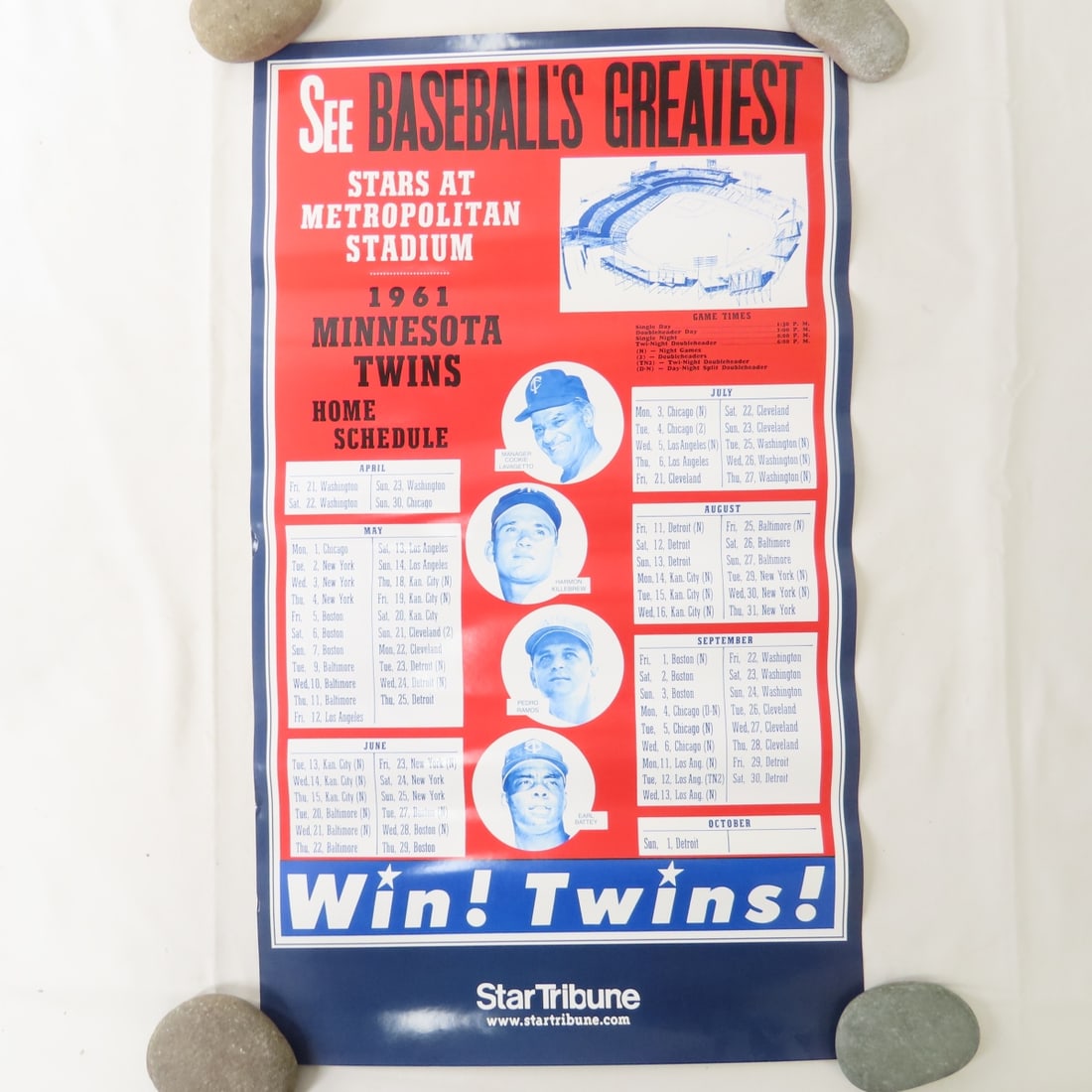 Assorted MN Twins Posters 1980's- Modern - 8