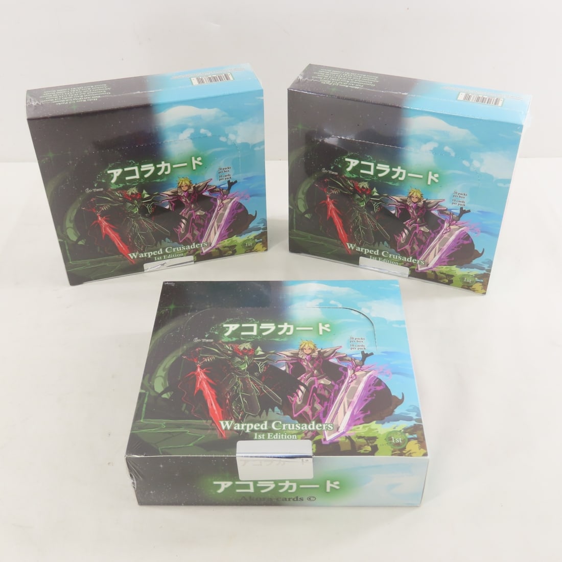 3 Sealed Akora Counter Packs & 3 Spellbound Wings - 2