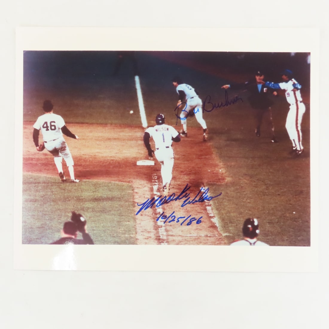 3 Autographed Baseball Photos & Twins Press Proof - 7